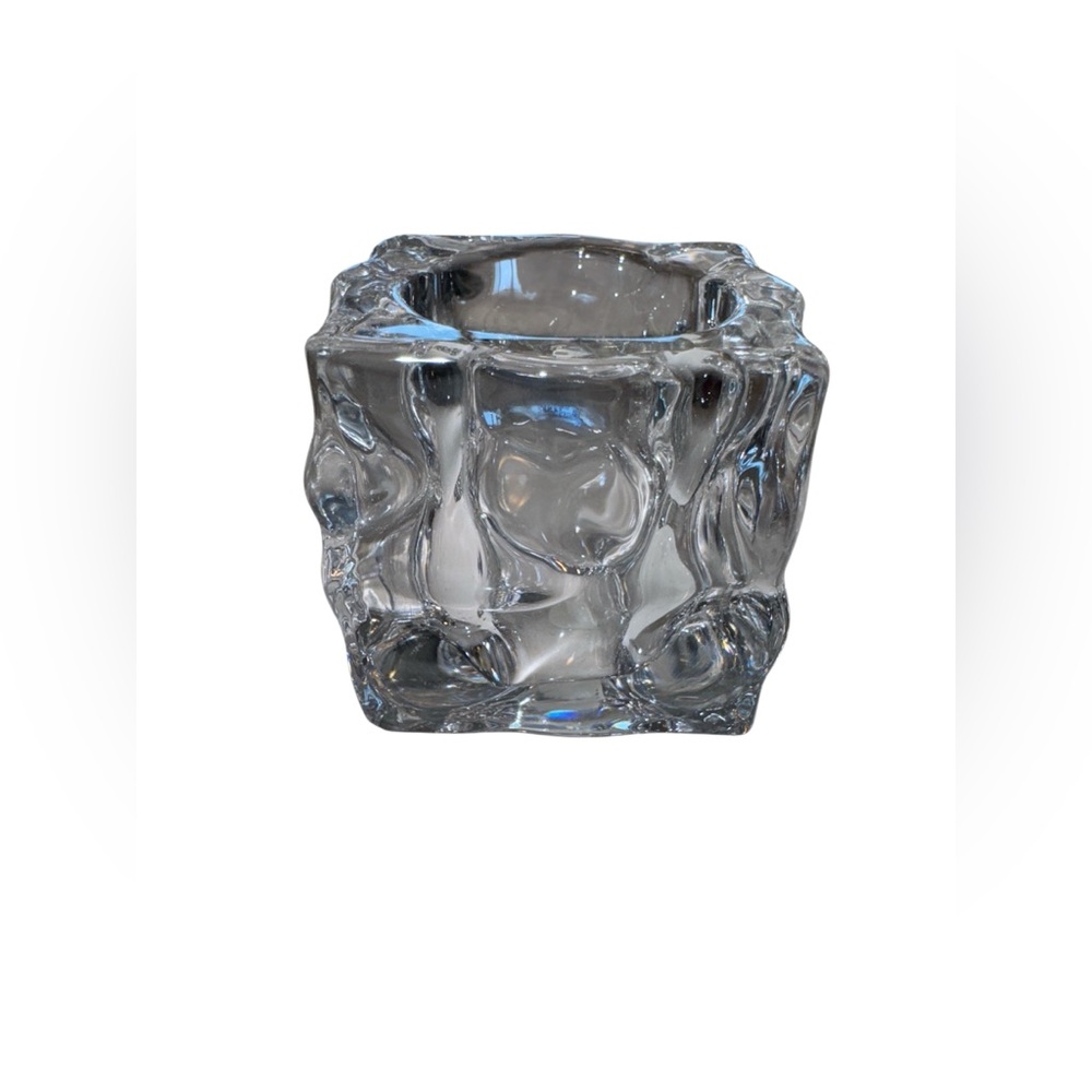 PartyLite "Glacier" Cube Candle Holder